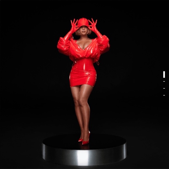 ❤️IVY PARK IVY HEART NWT red latex dress, XL, NWT/never opened! HARD TO FIND! - Picture 4 of 11